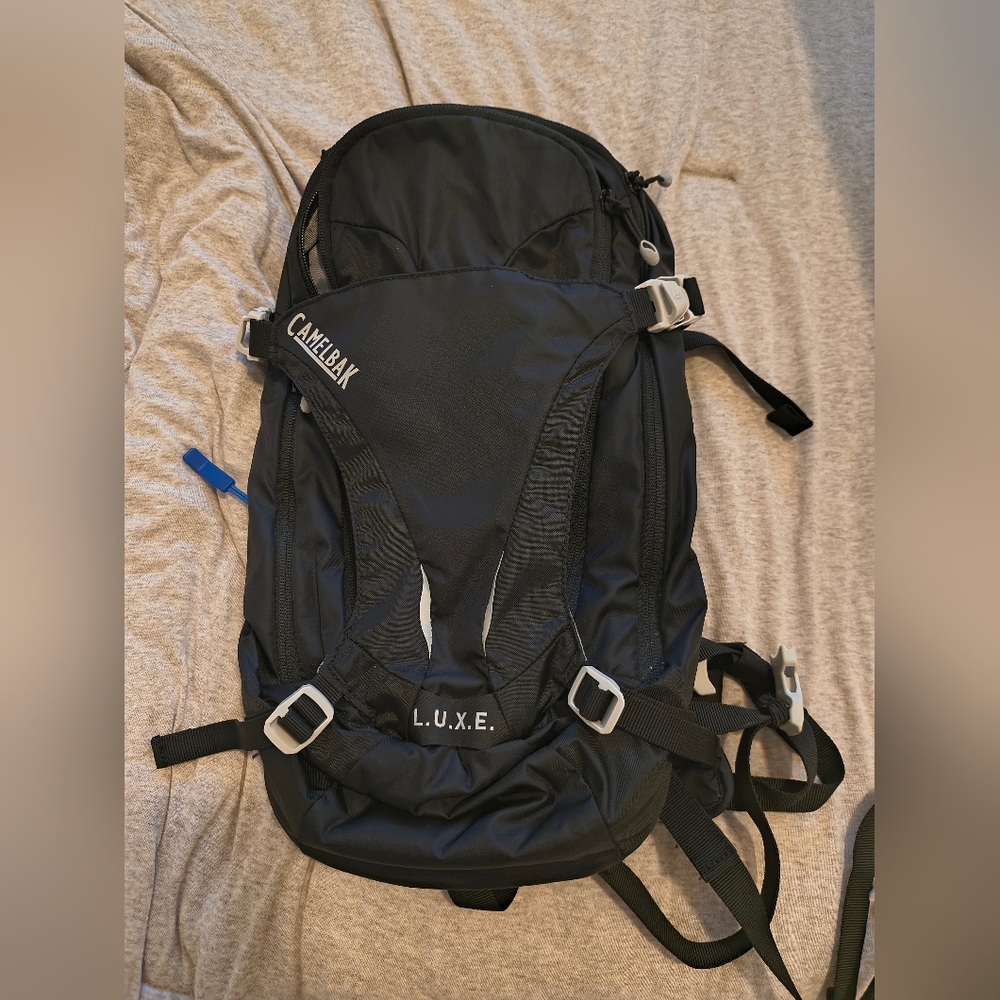 Camelbak Black Outdoor Backpack with Adjustable Straps